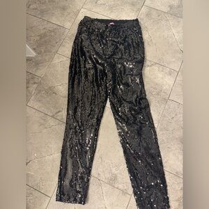 francesca's sequin dress pants